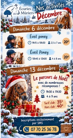 Activités de décembre